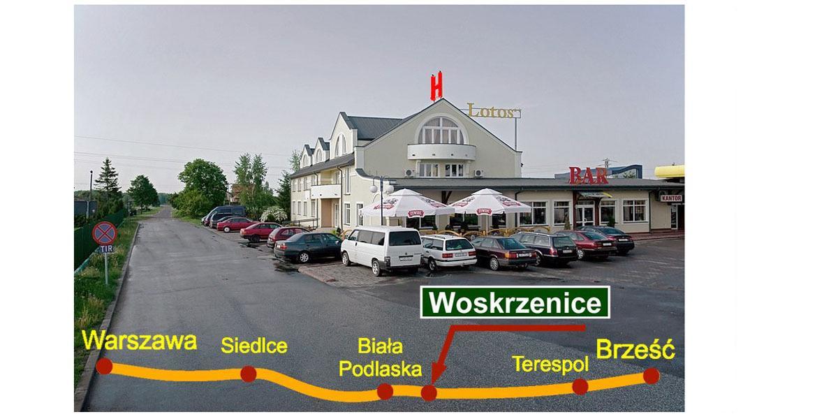 罗拓思酒店 Woskrzenice Duze 外观 照片